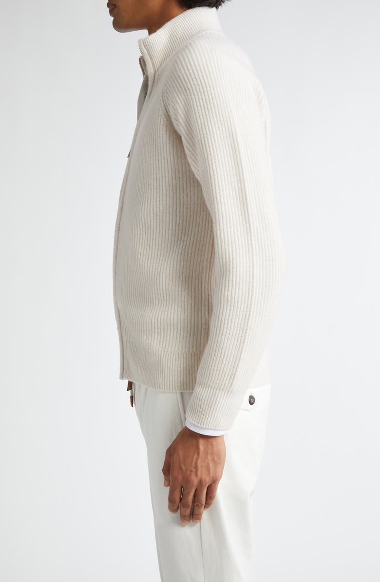 Eleventy Rib Cashmere Cardigan, Alternate, color,