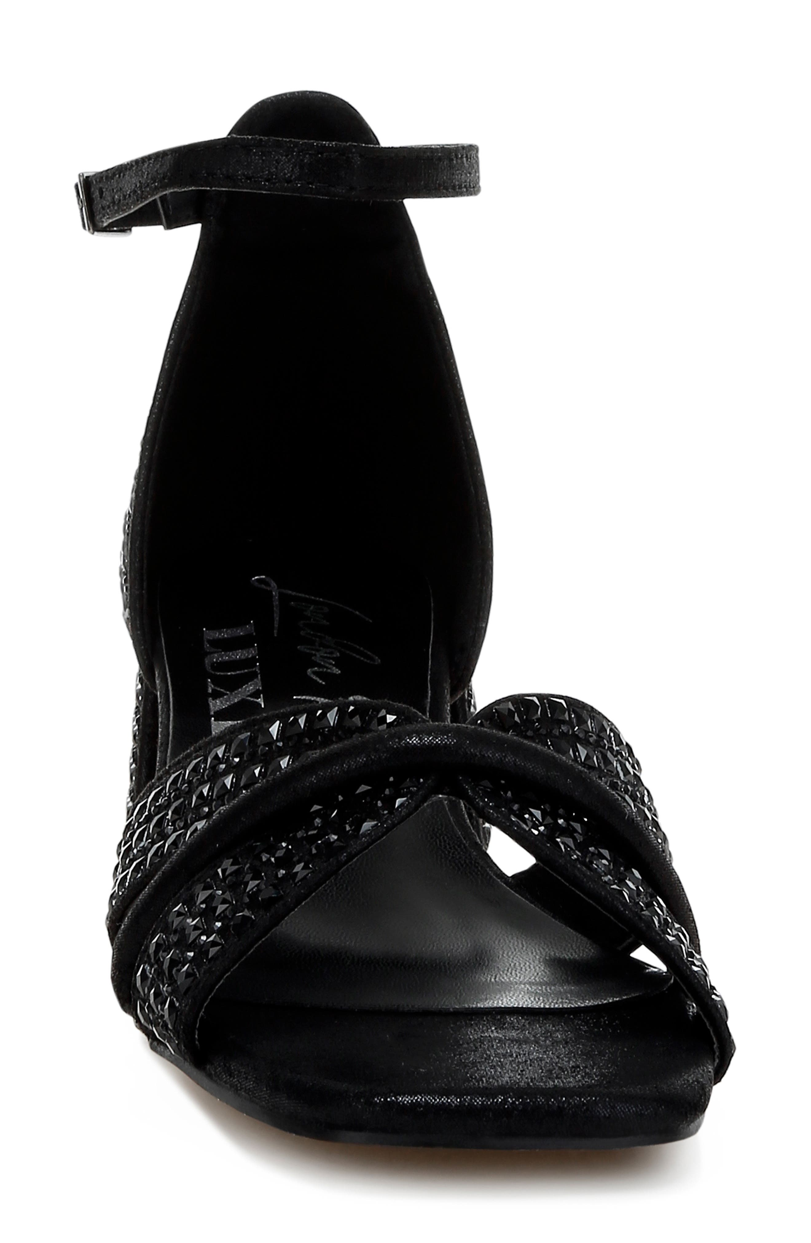 LONDON RAG Babylon Embellished Block Heel Sandal, Alternate, color, 