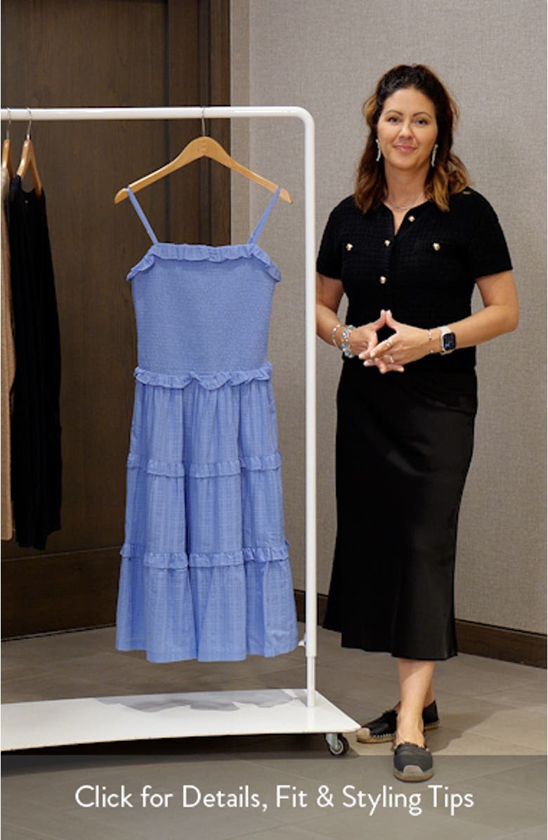 Nash Tiered Cotton Sundress, sales video thumbnail