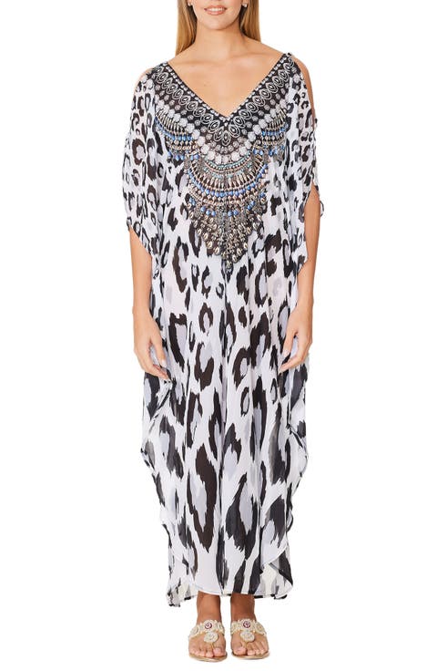 Leopard Long Kaftan