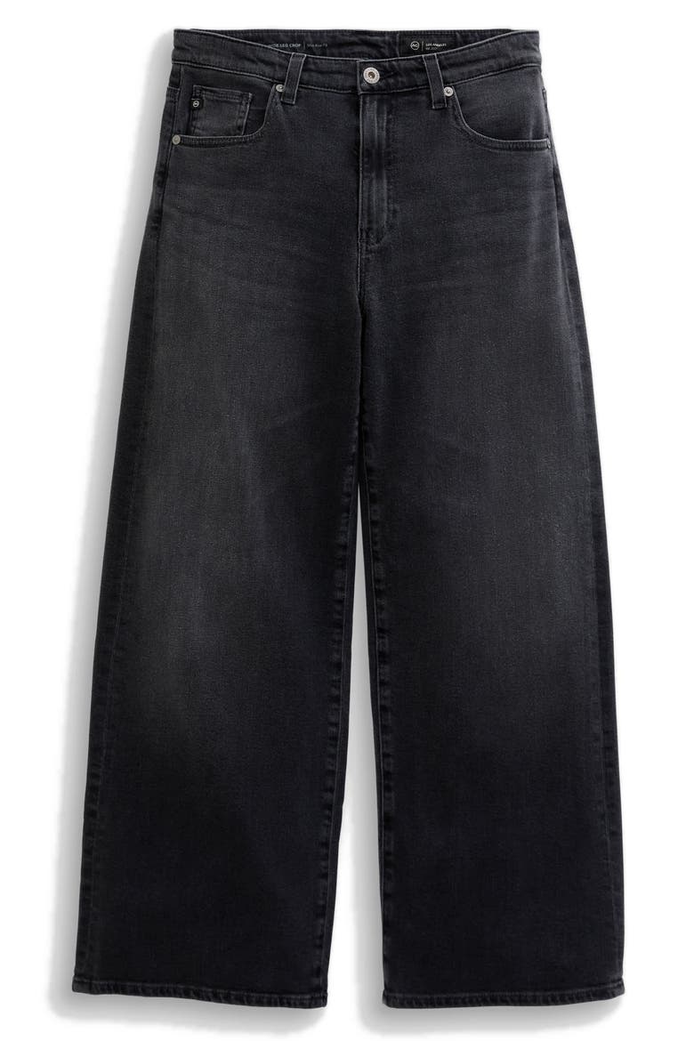 Saige Mid Rise Ankle Wide Leg Jeans, Alternate, color, NEBULA
