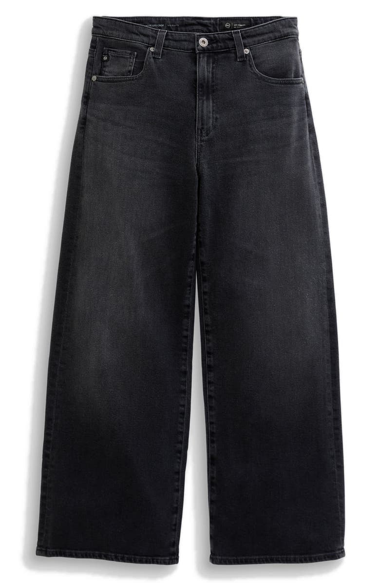 AG Saige Mid Rise Ankle Wide Leg Jeans, Alternate, color, Nebula