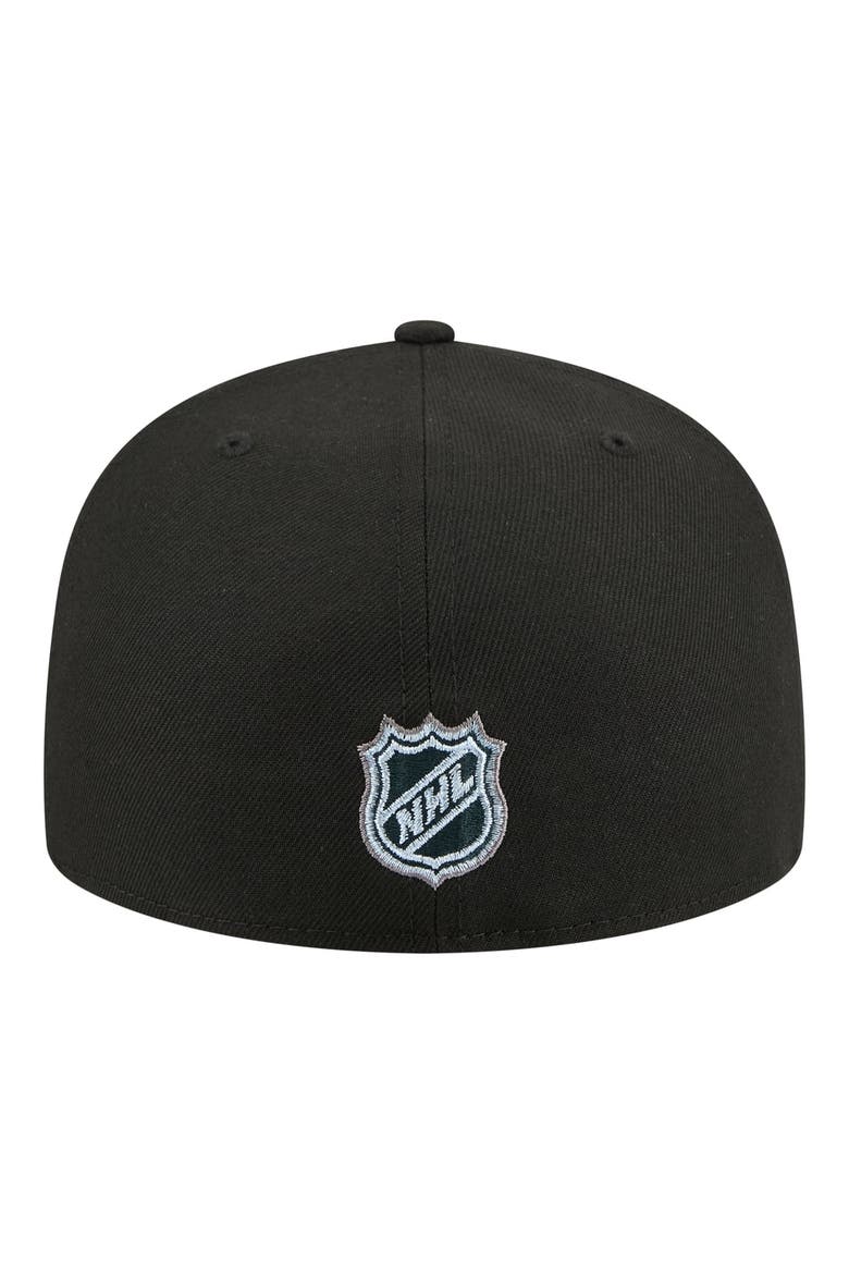 Men's New Era Black Utah Mammoth Color Pop 59FIFTY Fitted Hat, Alternate, color, Black