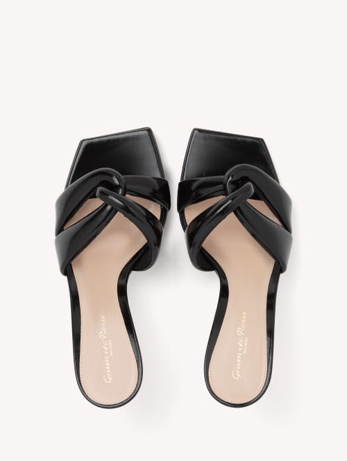 Gianvito Rossi Square-headed High-heeled Sandals In Black