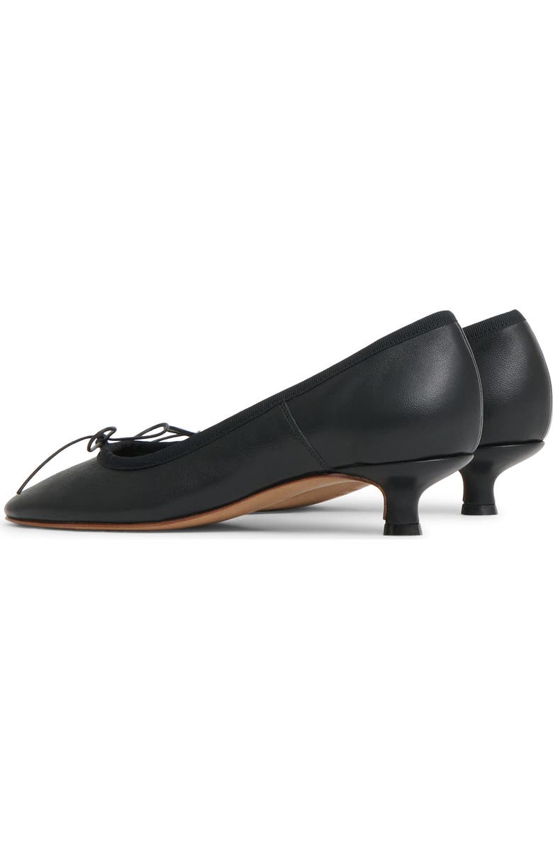 Mansur Gavriel Ballerina Kitten Heel Pump, Alternate, color, Black