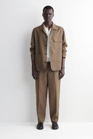 COS Linen Relaxed-fit Tapered Pants