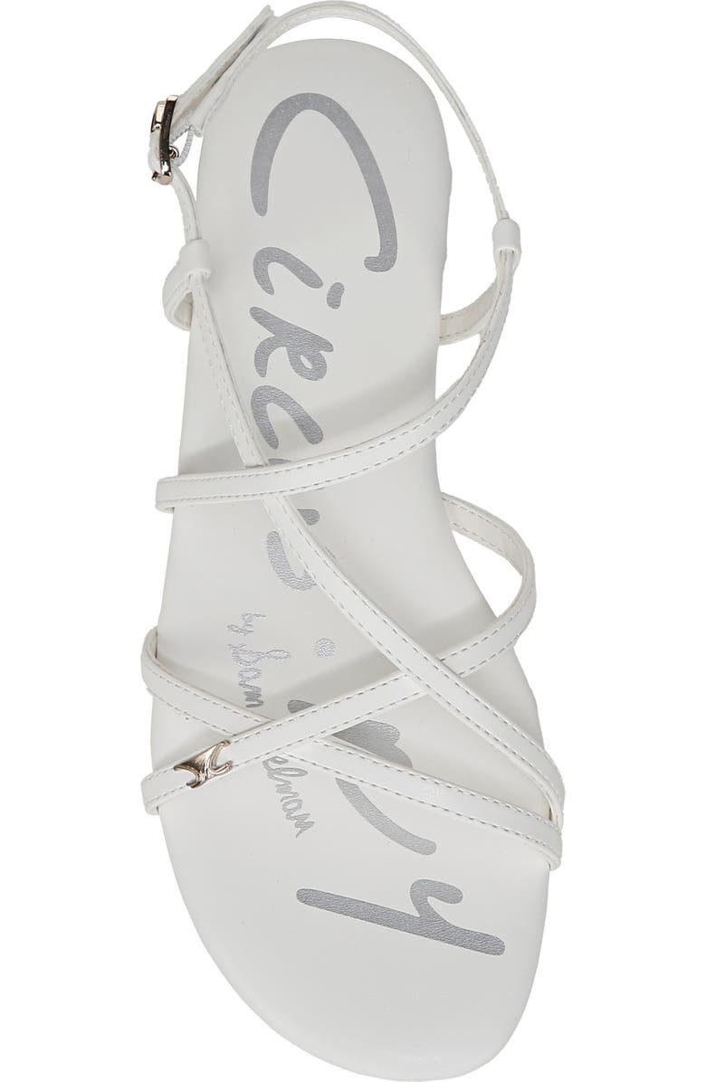 Circus NY by Sam Edelman Rebecca Ankle Strap Sandal, Alternate, color, Bright White