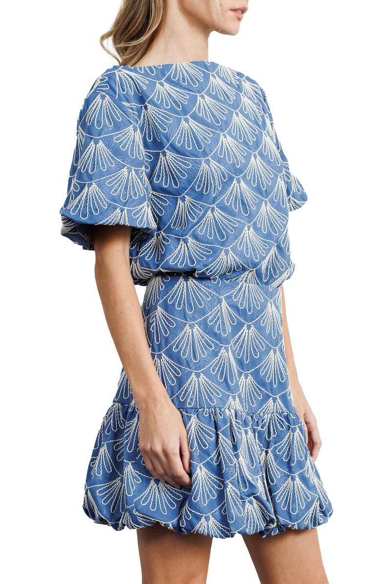 CIEBON Alick Print Top, Alternate, color, Blue