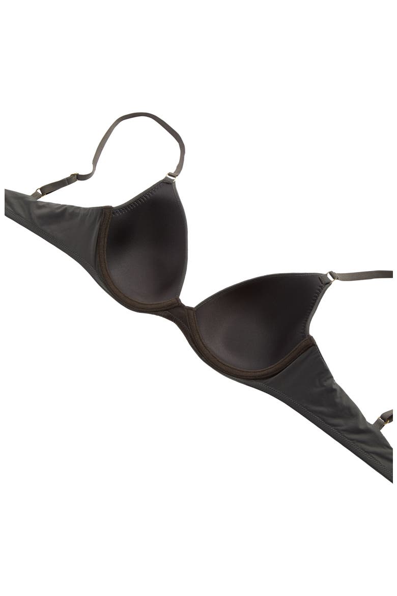 Bare Contour Underwire T-Shirt Bra, Alternate, color, DARK GREY