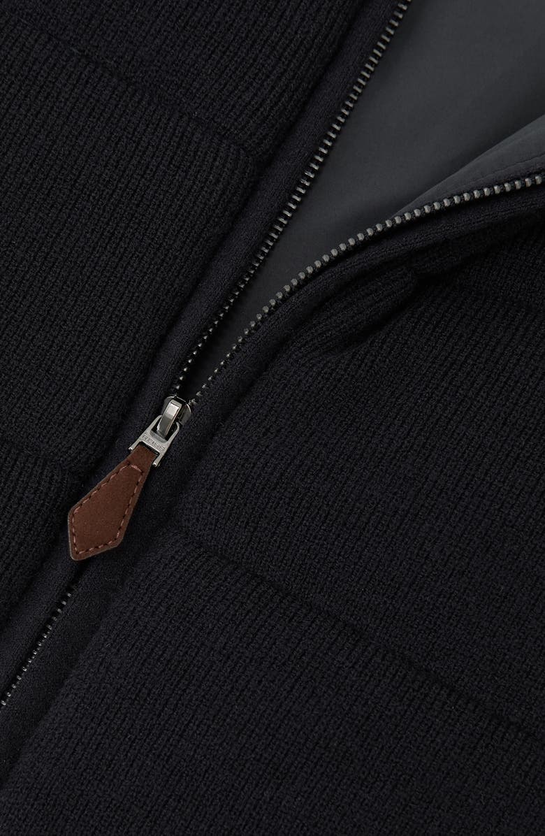 Reiss Quilted Vest, Alternate, color, Navy