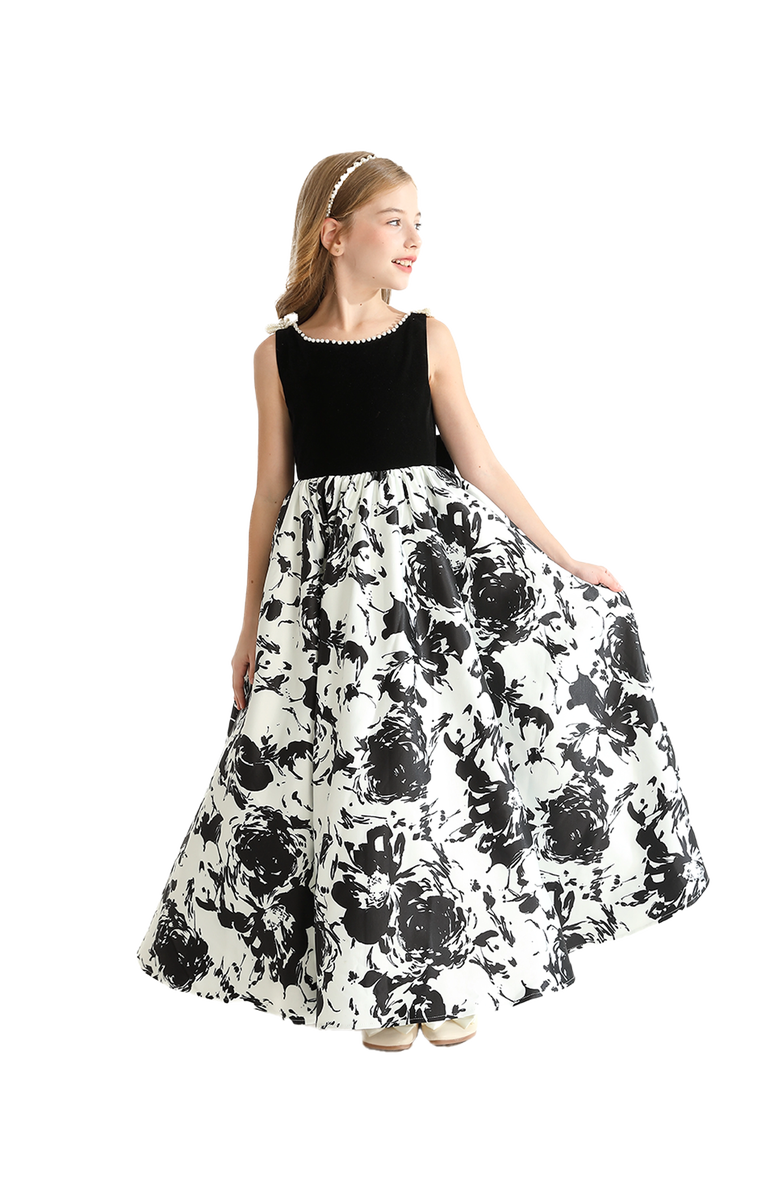 Tulleen Dalmeny Dress, Alternate, color, Black