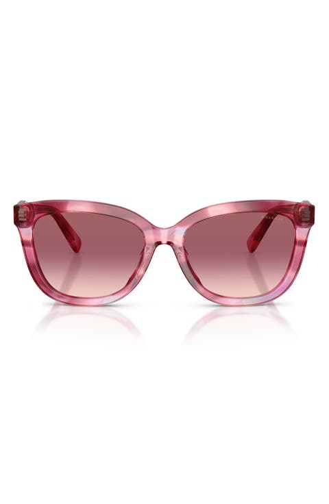 56mm Gradient Square Sunglasses