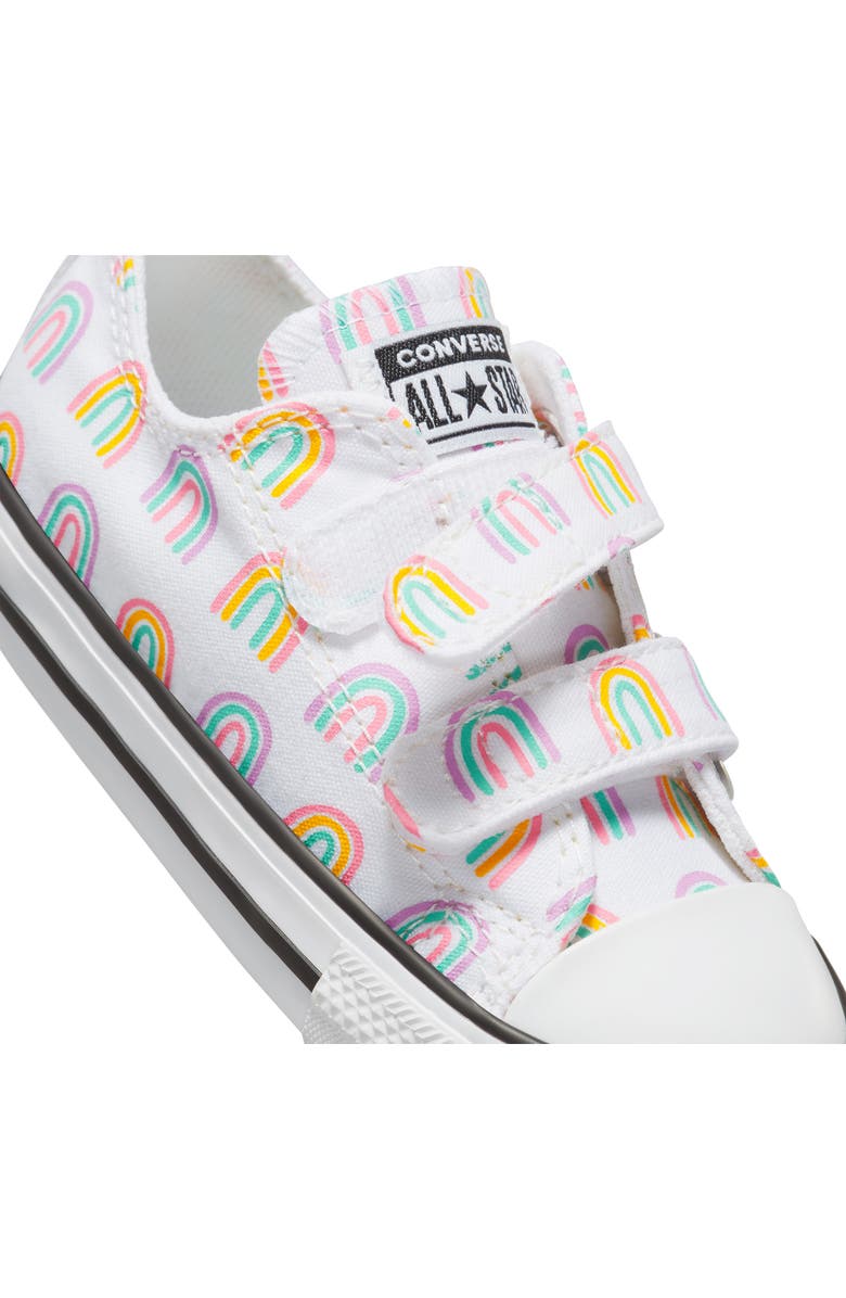 Converse Chuck Taylor<sup>®</sup> All Star<sup>®</sup> 2V Rainbow Print Sneaker, Alternate, color,
