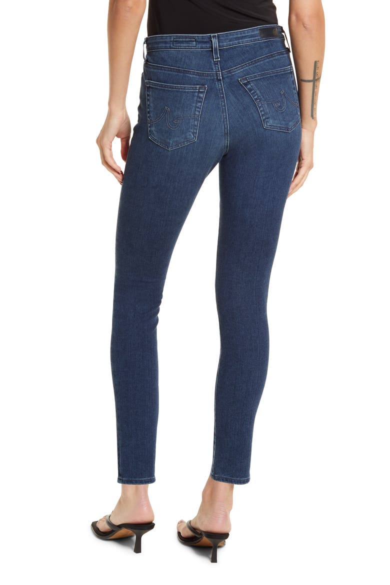 Women's The Legging Ankle Super Skinny Jeans, Alternate, color, FOXGROVE