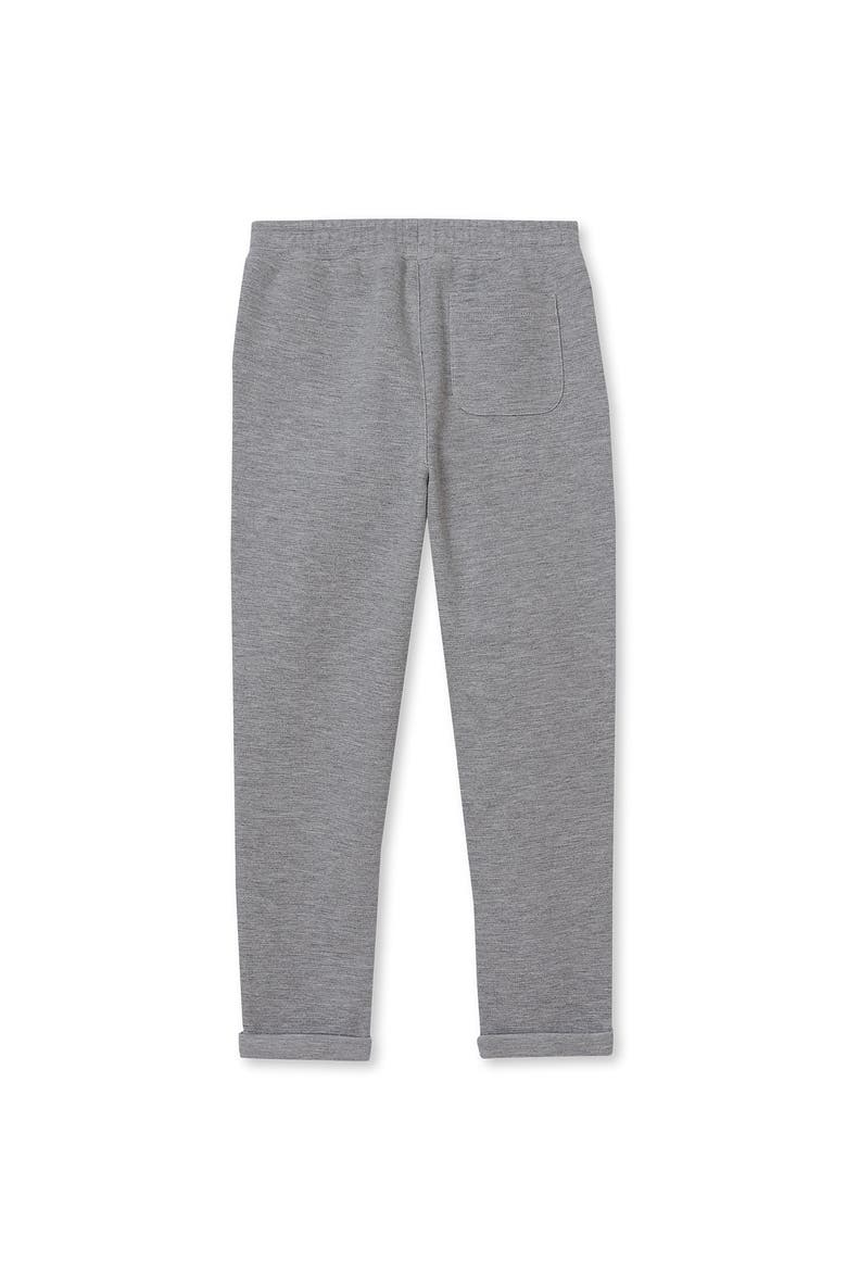 Boys Iron Knee Texture Knit Pants, Alternate, color, Gray Heather
