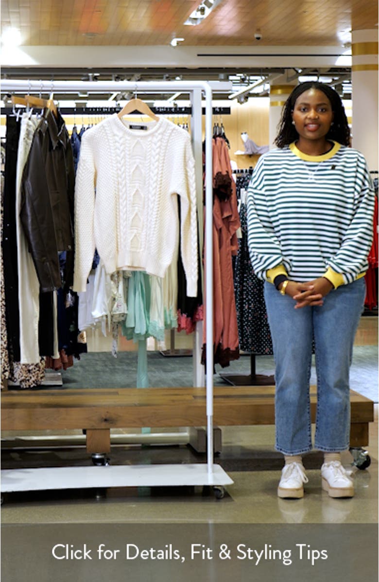 Rexden Cable Stitch Sweater, sales video thumbnail