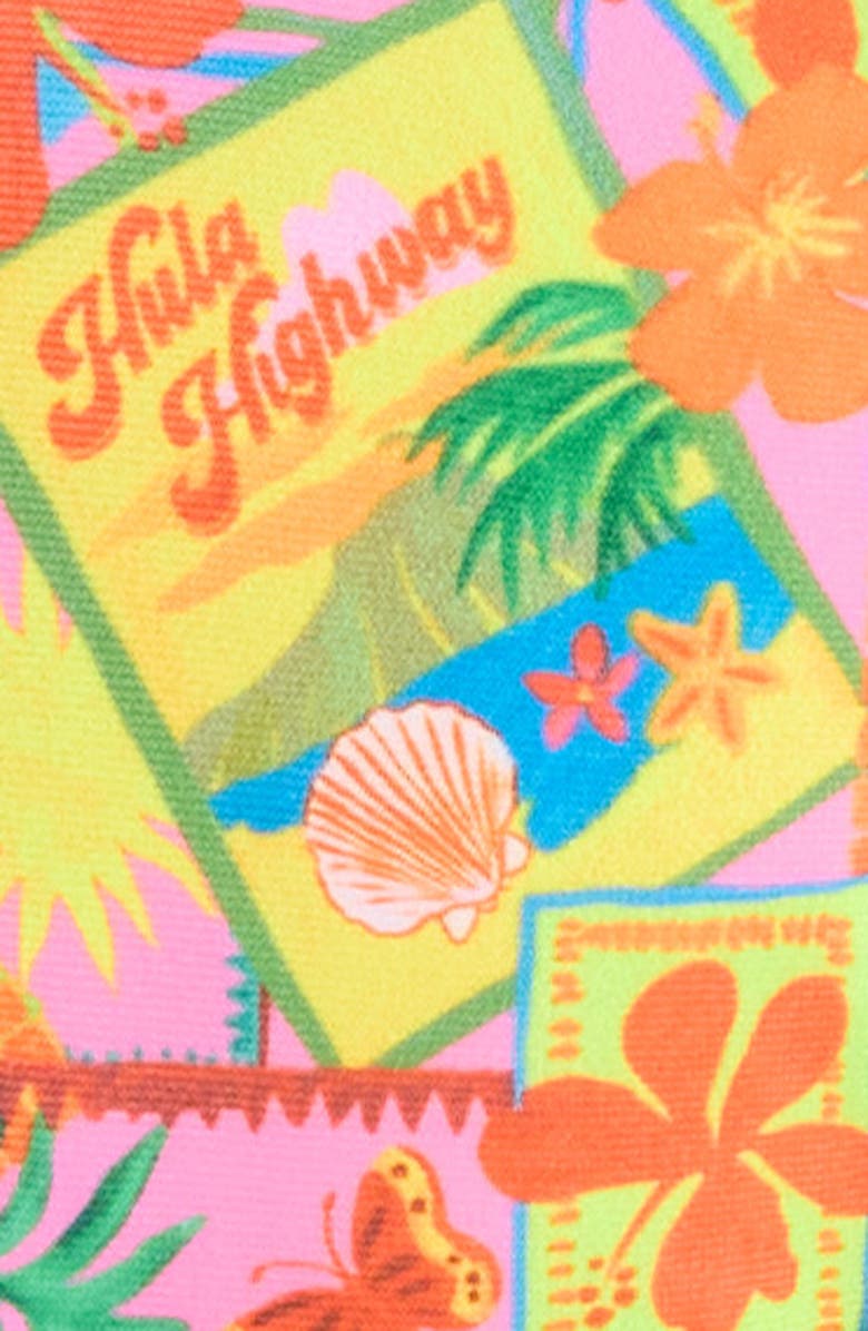 Kulani Kinis Dipped Side Tie Bikini Bottoms, Alternate, color, Sunshine Snap