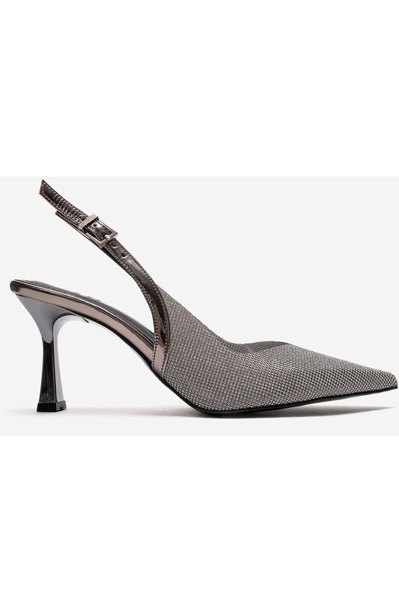 Prologue Shoes Dorata Embellished Stiletto Pump, Alternate, color, Platinum