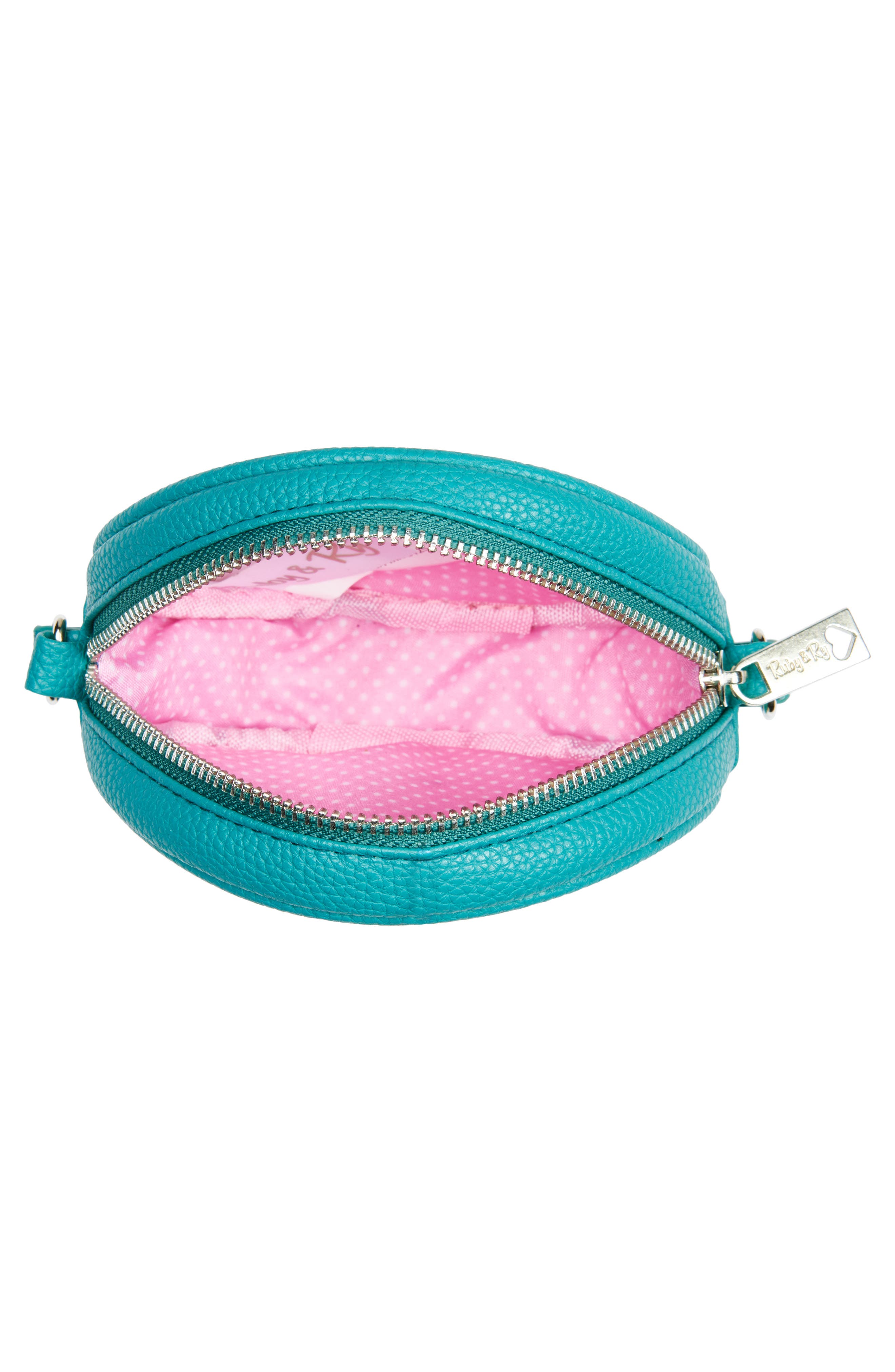 Ruby 
Ry Kids
 Star Detail Round Shoulder Bag, Alternate, color, Teal