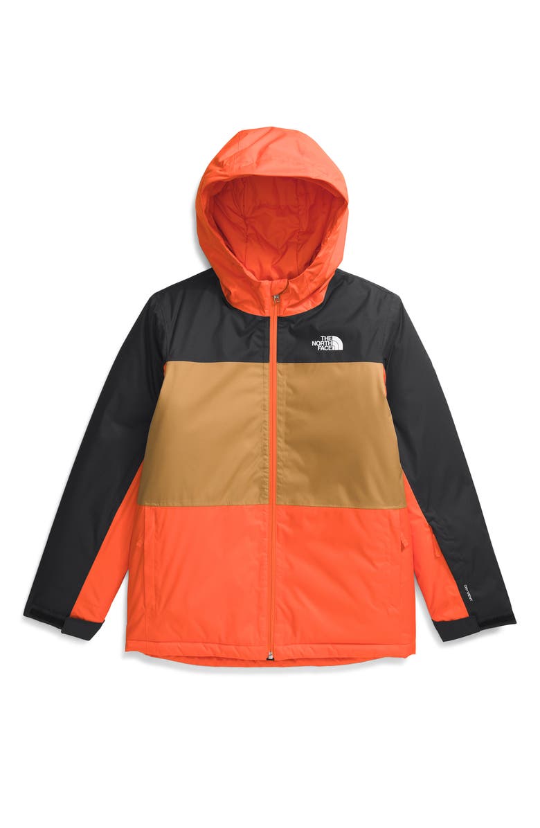 The North Face Kids' Freedom Insulated Waterproof Hooded Jacket, Main, color, Tnf Orange