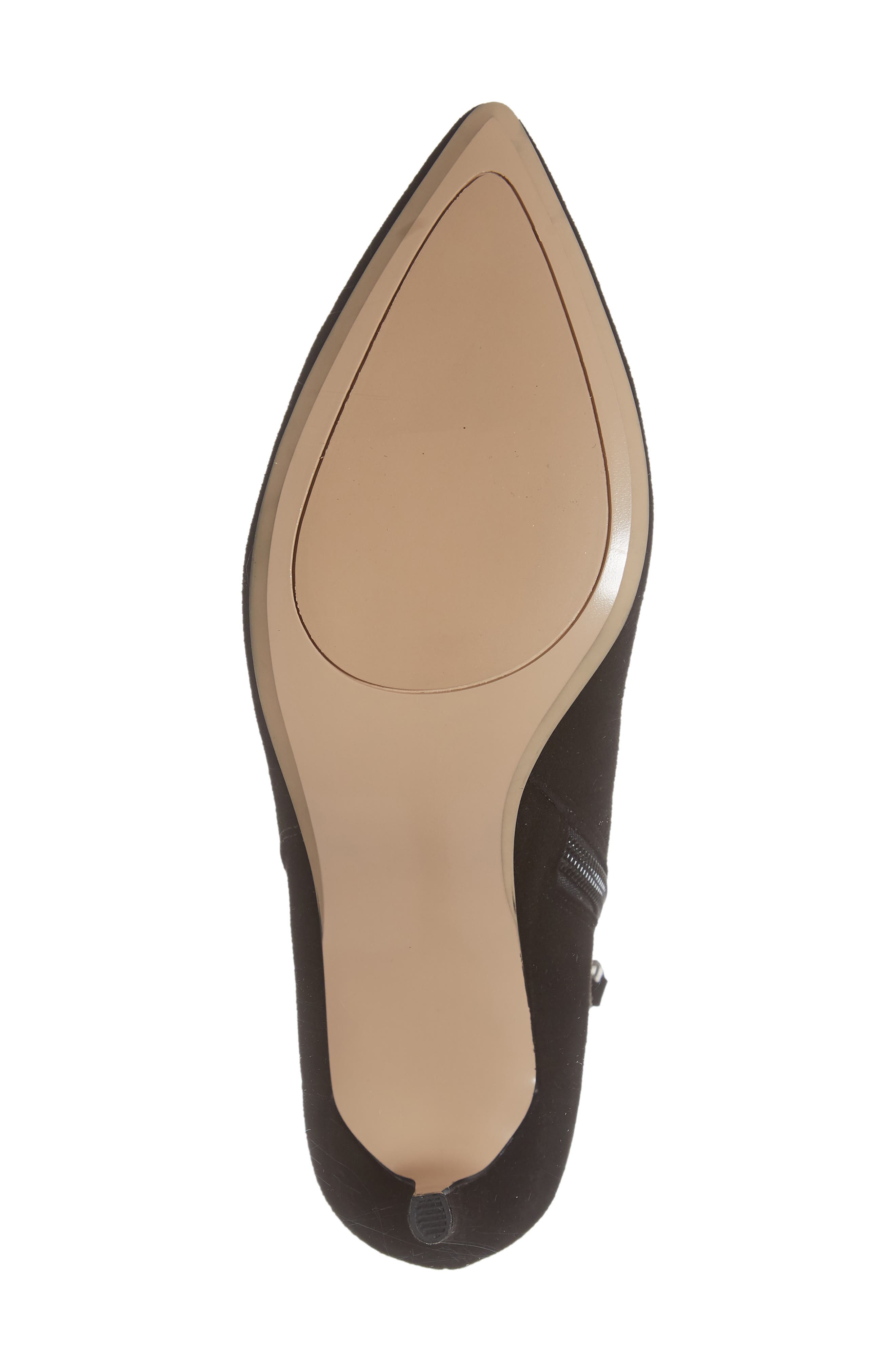 x Atlantic-Pacific Mariella Pointy Toe Bootie, Alternate, color, BLACK SUEDE