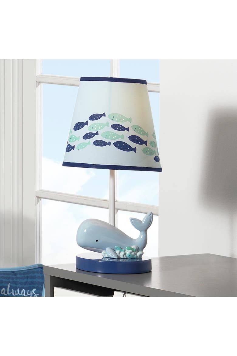 Oceania Ocean/Sea/Nautical Nursery Lamp with Shade & Bulb, Alternate, color, Blue