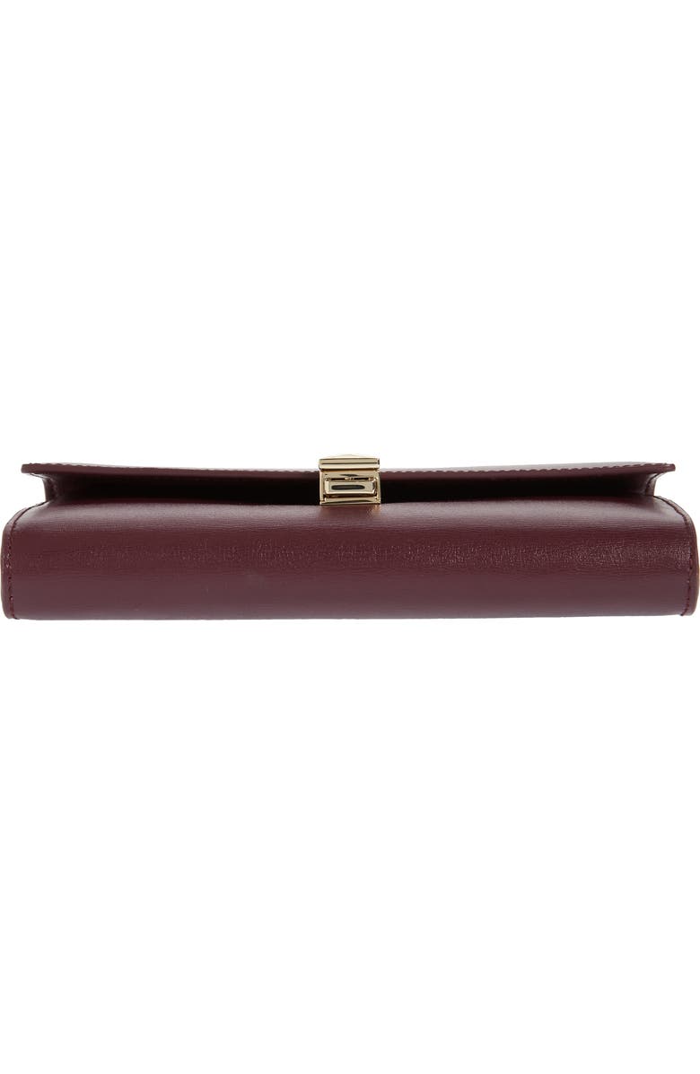 BOSS Nathalie Leather Clutch, Alternate, color,