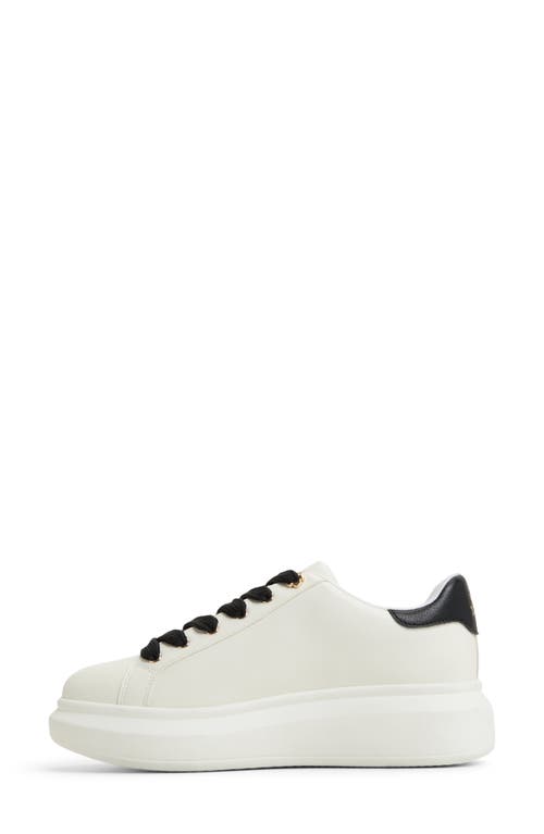 Aldo Lovekiss Low Top Sneaker In White Multi