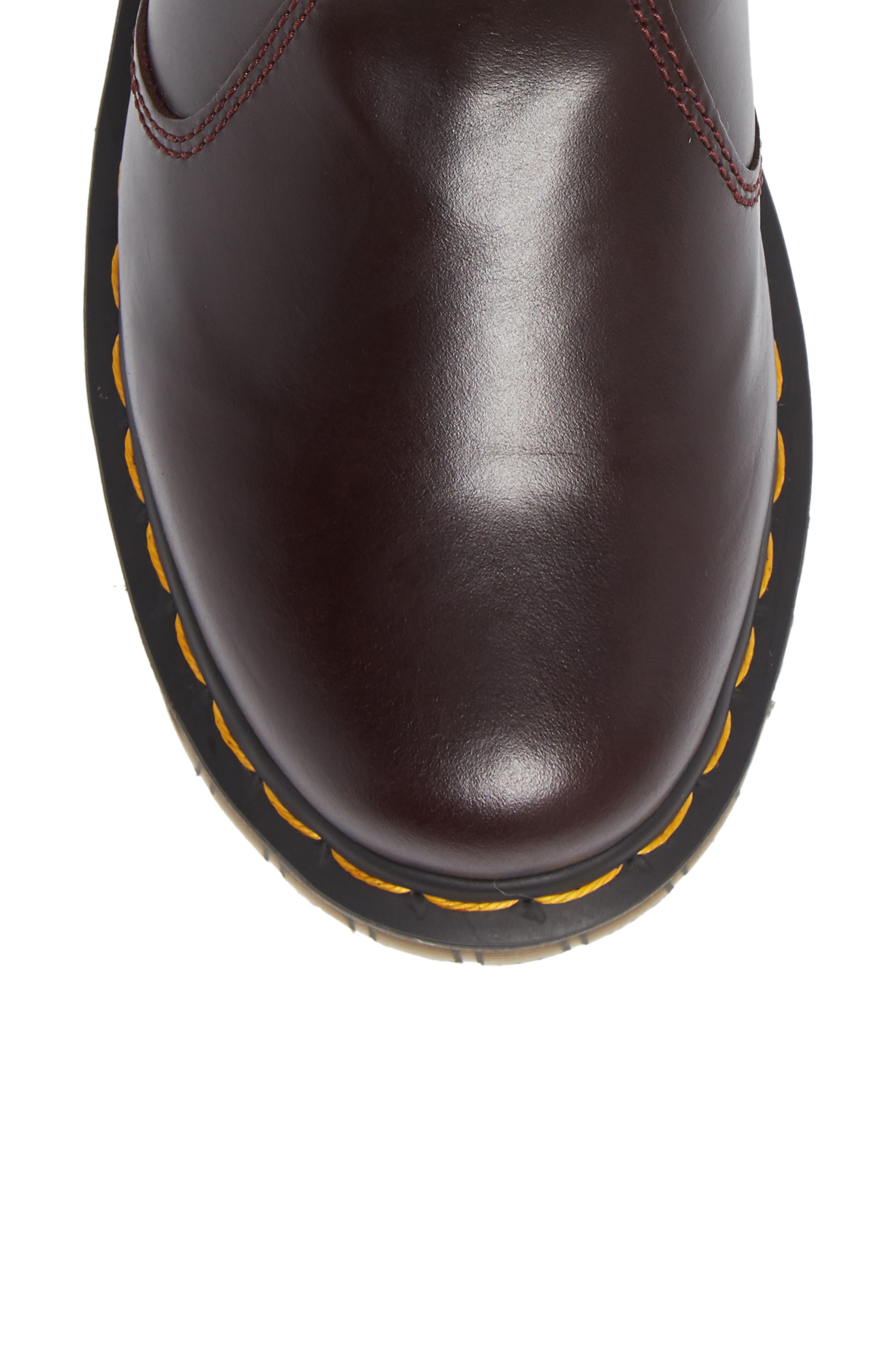 Dr. Martens Leona Faux Fur Lined Chelsea Boot, Alternate, color, 