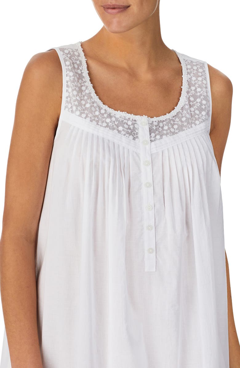 Eileen West Sleeveless Cotton Ballet Nightgown, Alternate, color, 