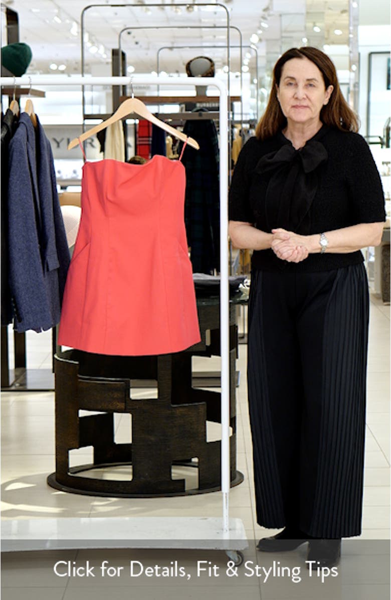 Karoline Strapless Minidress, sales video thumbnail