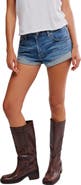 Free People Cali Cuffed Low Rise Denim Shorts