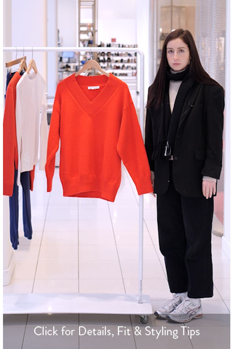 Oversize V-Neck Sweater video