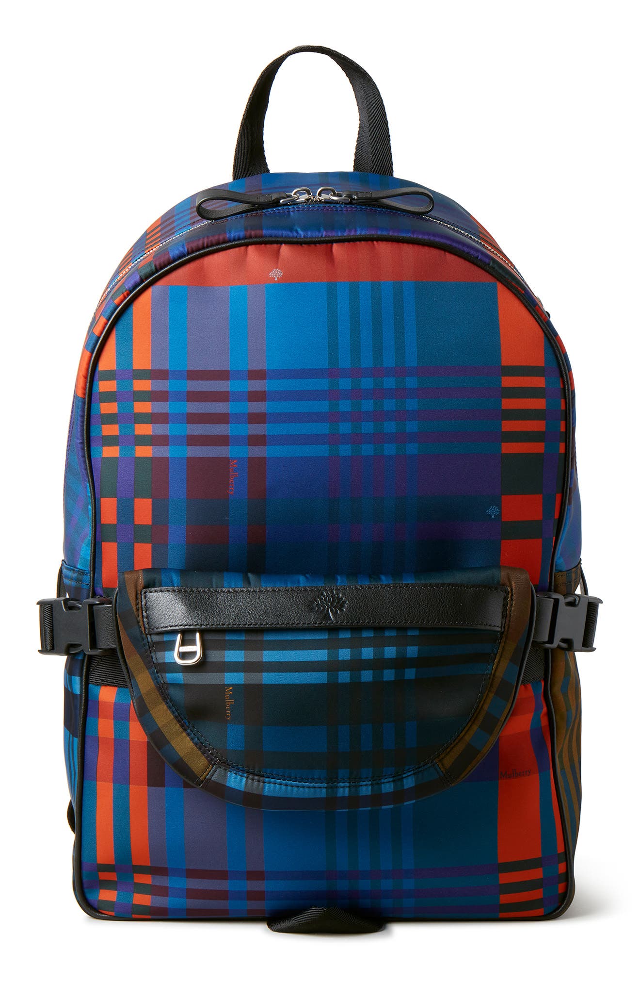 Mulberry Unisex Regenerated Nylon Backpack & Belt Bag, Main, color, 