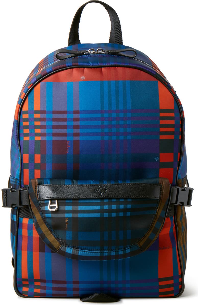 Mulberry Unisex Regenerated Nylon Backpack & Belt Bag, Main, color,