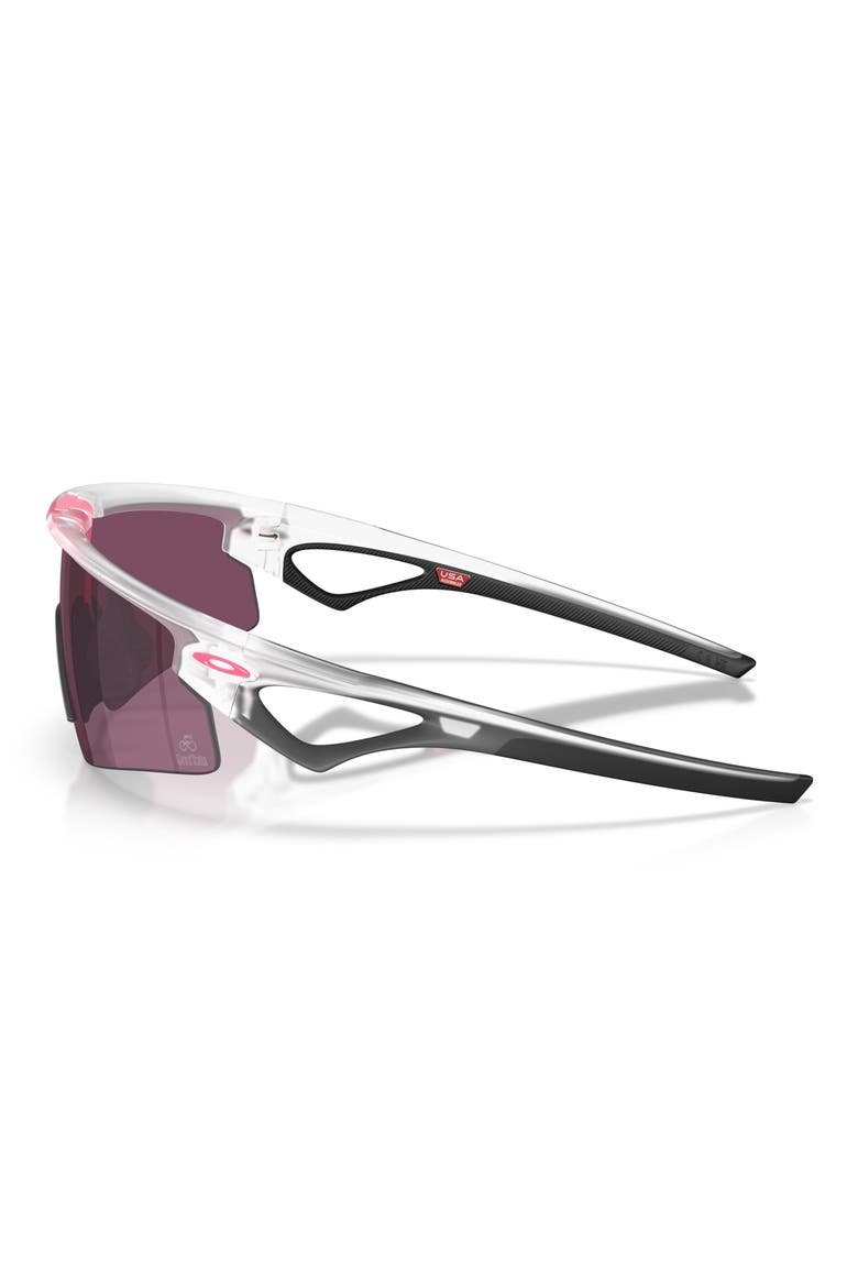 Gender Inclusive Sphaera Strike 37mm Rectangle Sunglasses, Alternate, color, GDI MATTE CLEAR / PRIZM