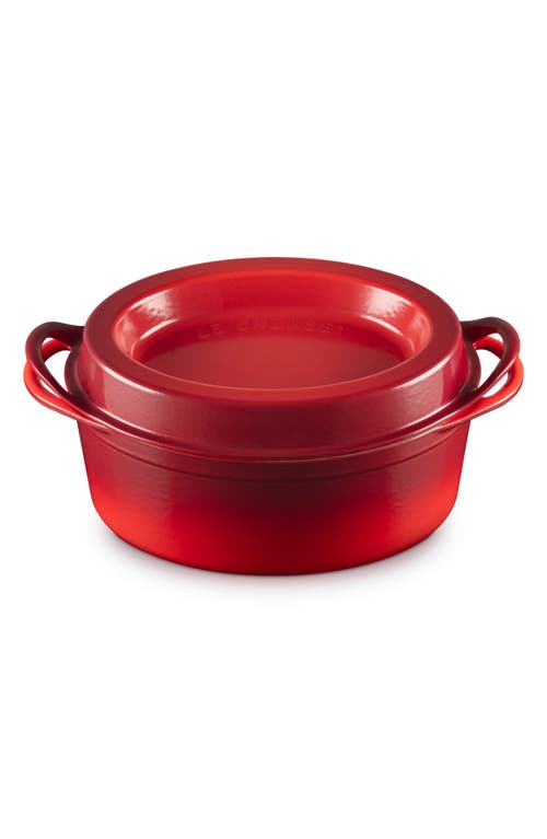 Le Creuset Enamel Cast Iron Doufeu In Red