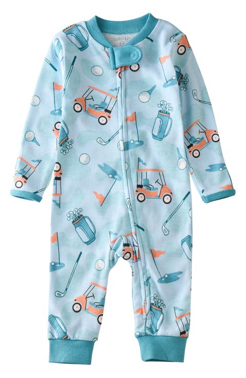 Shadow Footless Sleep & Play Organic Cotton Romper (Baby)
