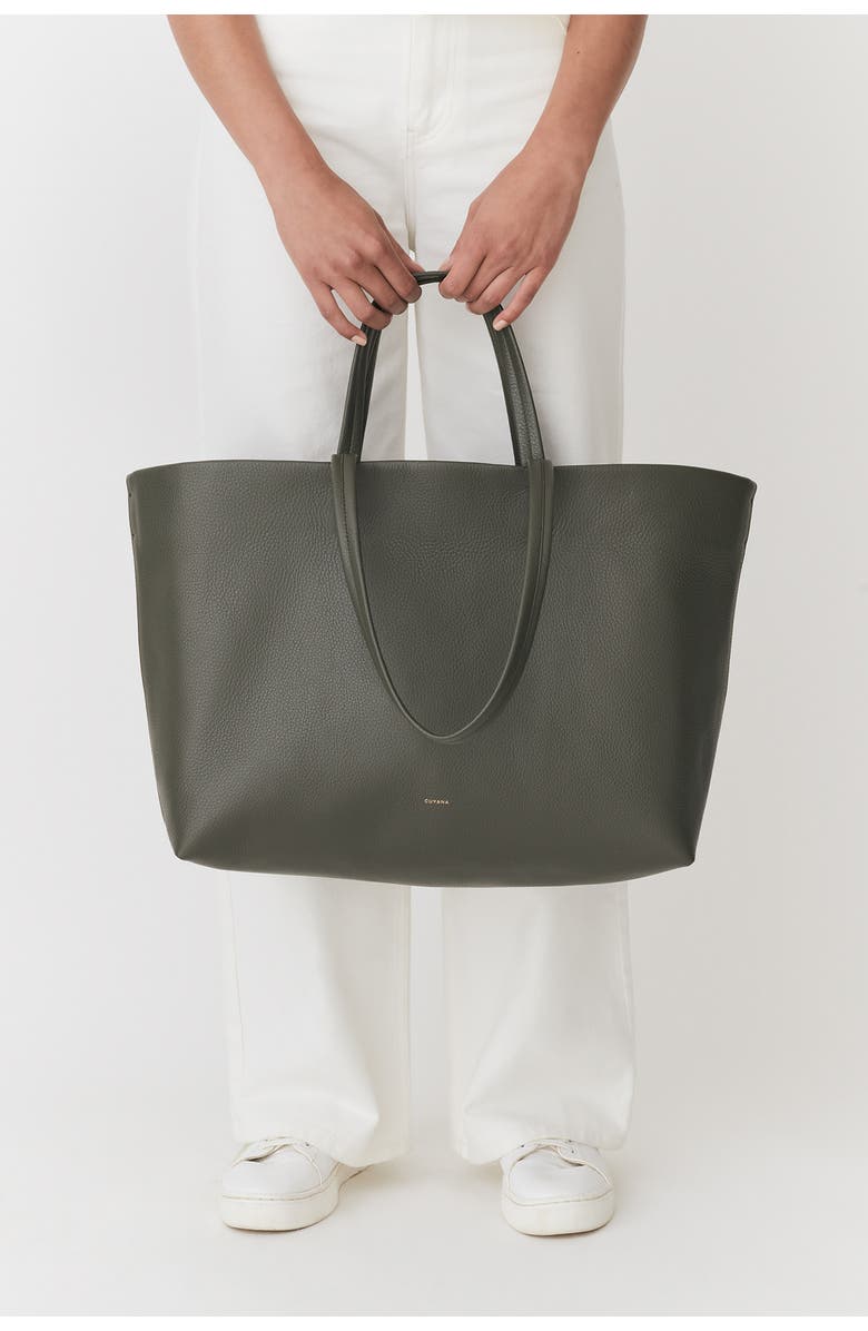 Cuyana Classic Easy Leather Tote, Alternate, color,