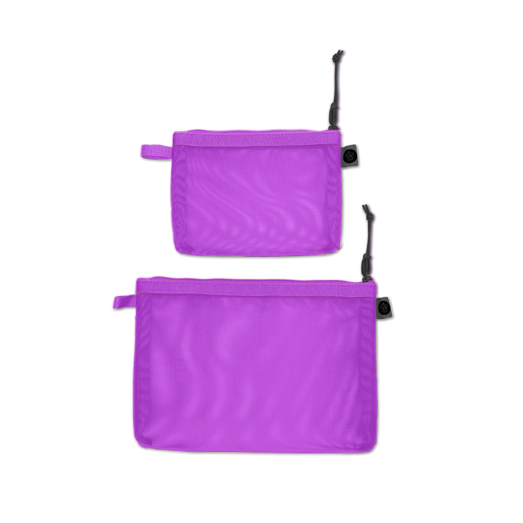 Baboon To The Moon Monomesh Pouch Set In Purple