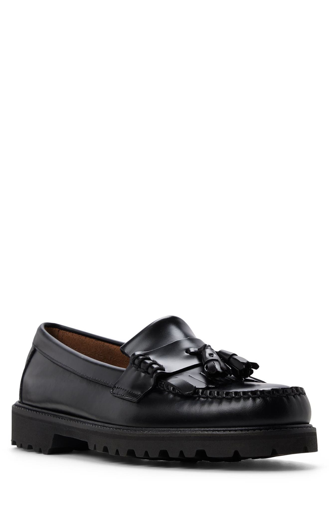 G.H.BASS Layton Leather Penny Loafer, Main, color, Black Black
