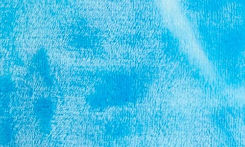 Nordstrom Kids' Shark Hooded Fleece Sleeper Romper In Blue