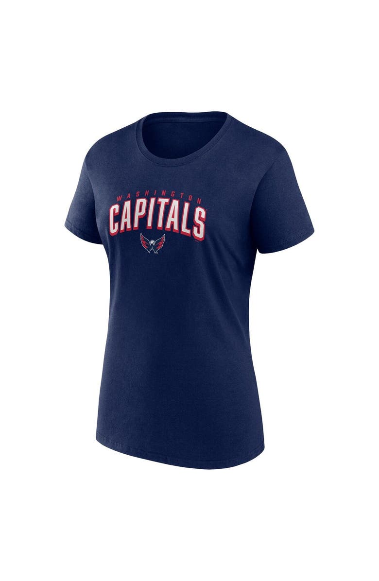 FANATICS Women's Fanatics Branded Red/Navy Washington Capitals Two-Pack Fan T-shirt Set, Alternate, color, Red
