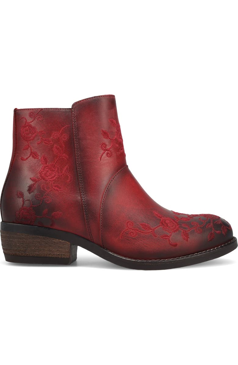 Taos Privilege Bootie, Alternate, color, Red