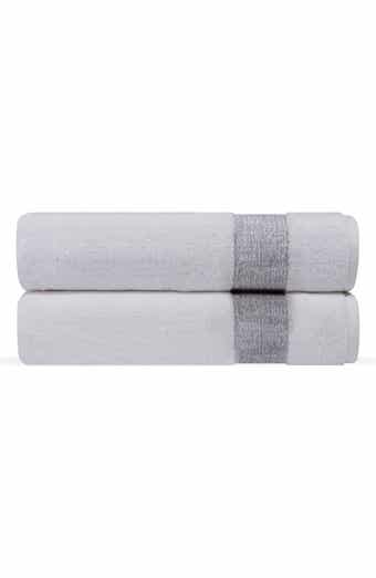 DePera Pera 2-Piece Turkish Cotton Bath Towel Set