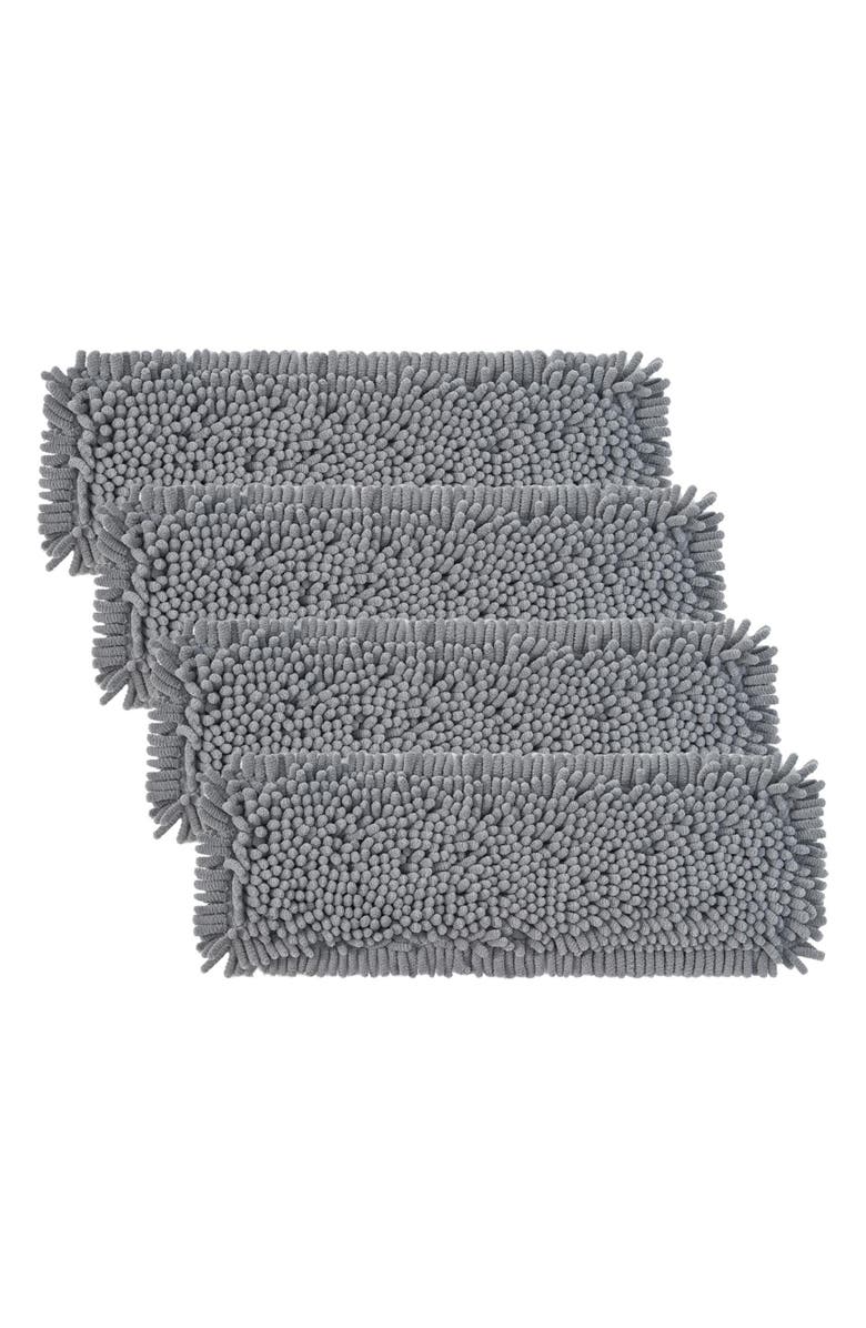 TRUE AND TIDY 4-Pack Chenille Mop Pad, Main, color, Gray