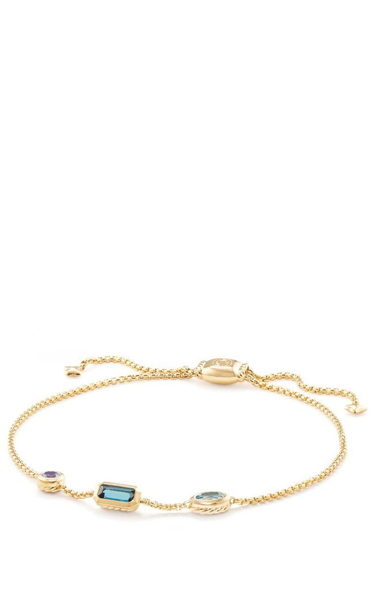 David Yurman Novella Chain Bracelet in 18K Gold, Main, color,