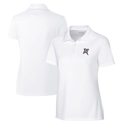 Women's Cutter & Buck  White Northwest Arkansas Naturals Clique Spin Eco Performance Pique Women's Polo