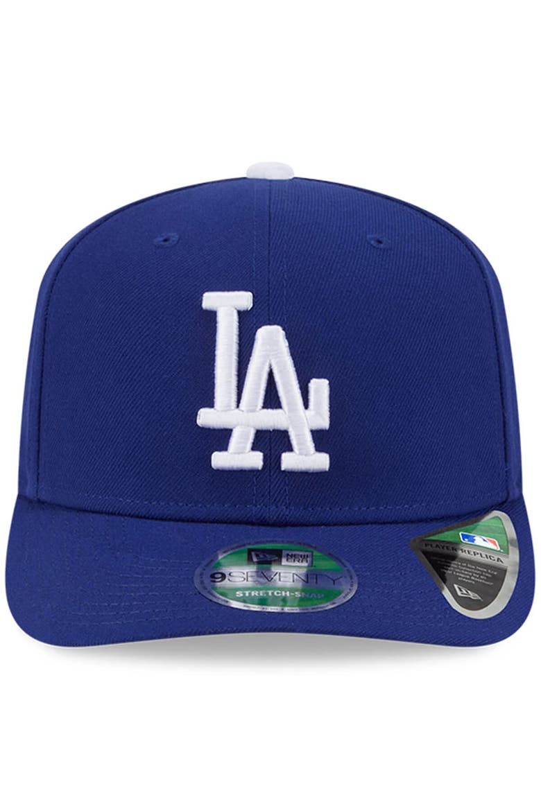 Men's New Era  Royal Los Angeles Dodgers Player Replica 9SEVENTY Adjustable Hat, Alternate, color, Royal