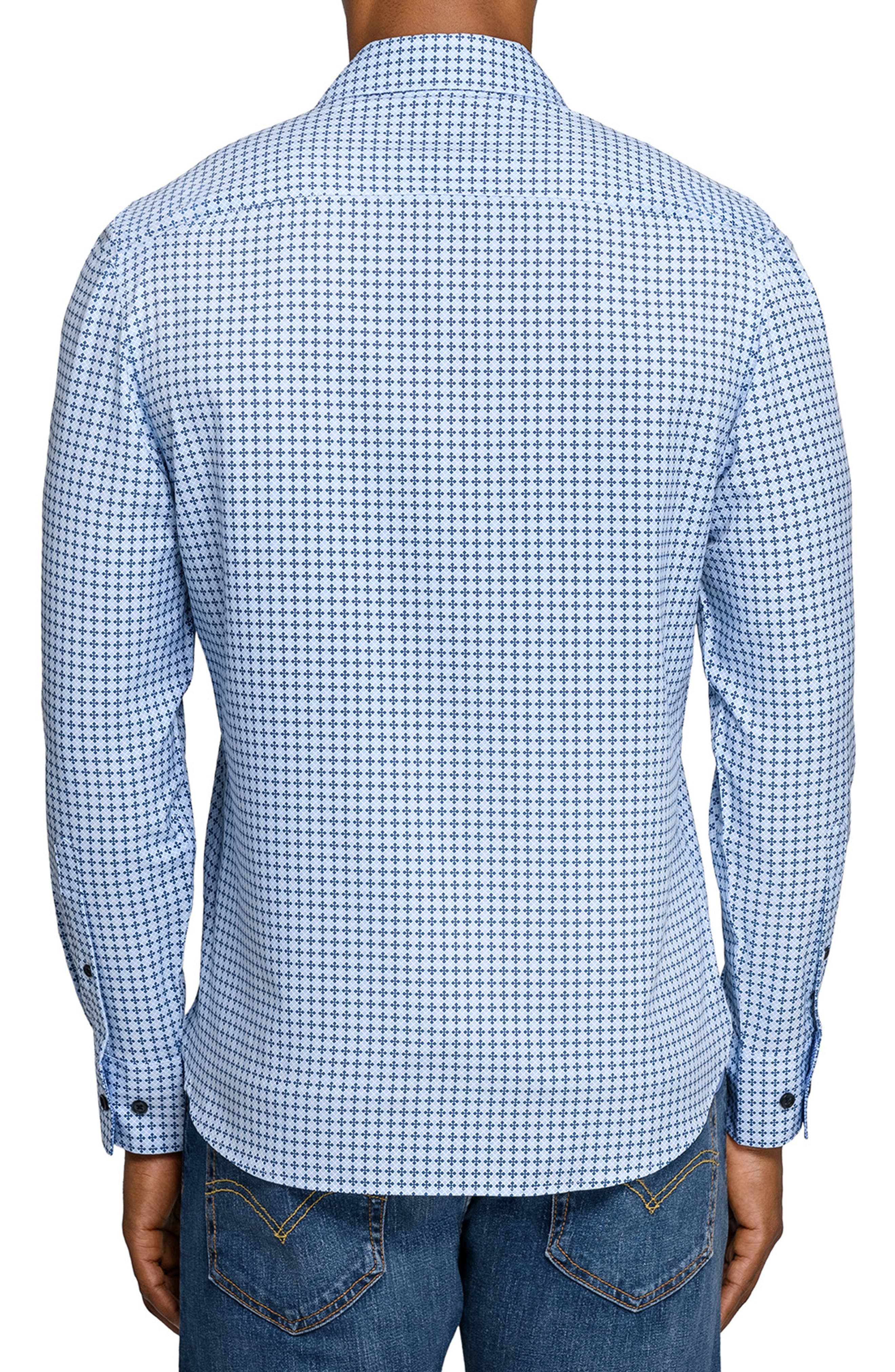 Diamond Geo Woven Long Sleeve Basic - image 2